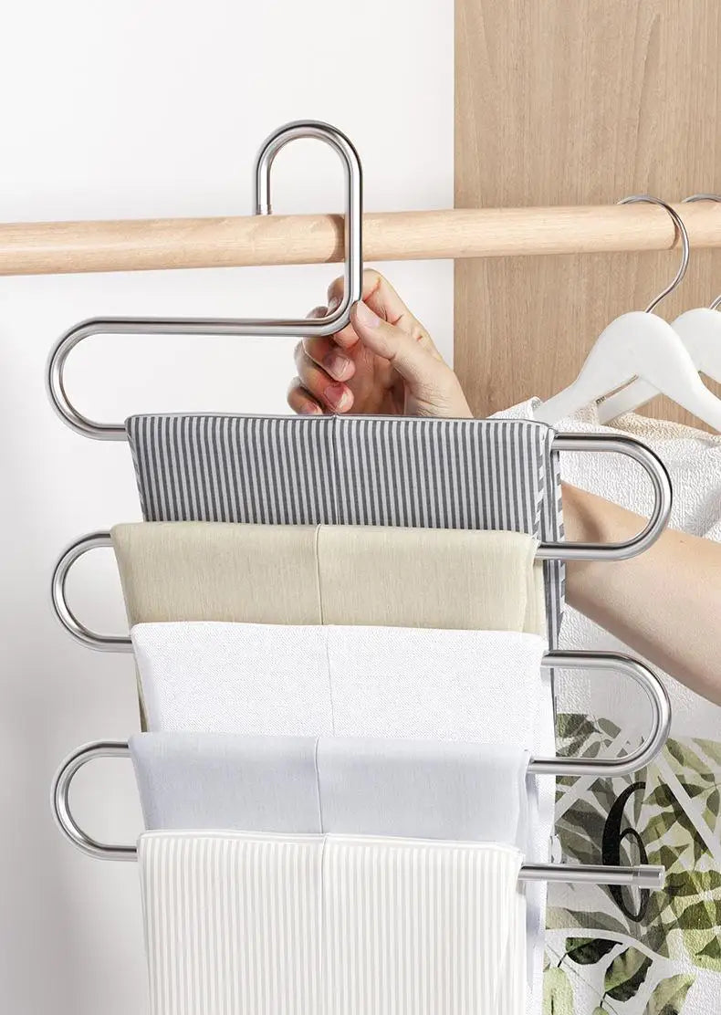 5-Layer Multi-Functional Clothes & Pants Hanger