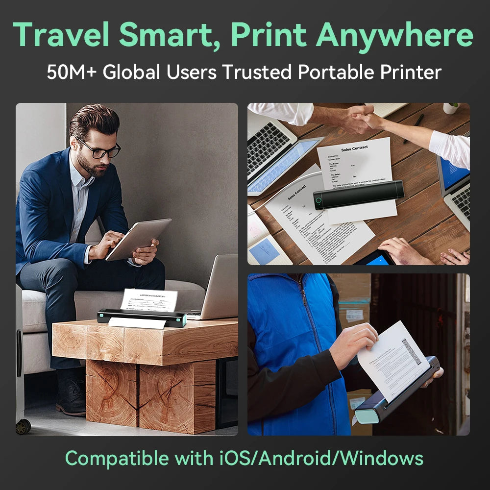 Phomemo M08F Wireless A4 Bluetooth Thermal Printer