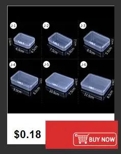 Large Capacity Transparent Plastic Document Storage Box