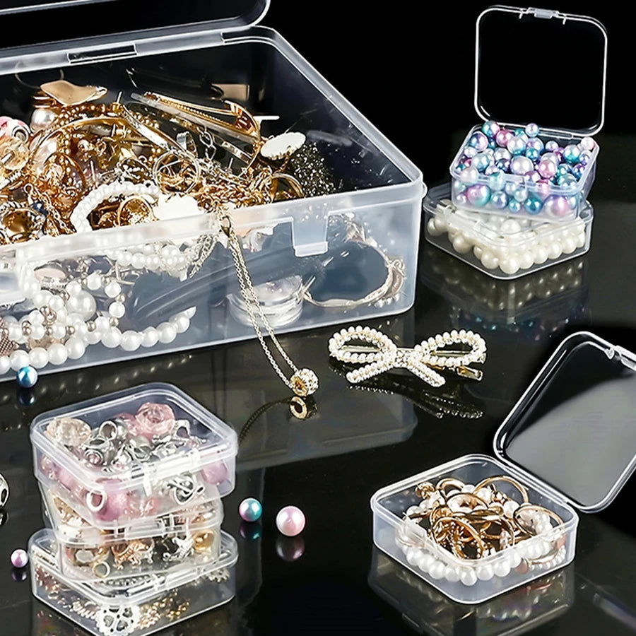 Transparent Plastic Storage Box – 14/30 Compartment Organizer