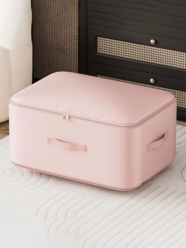 Heavy-Duty Self-Compressing Storage Bag for Clothes & Bedding