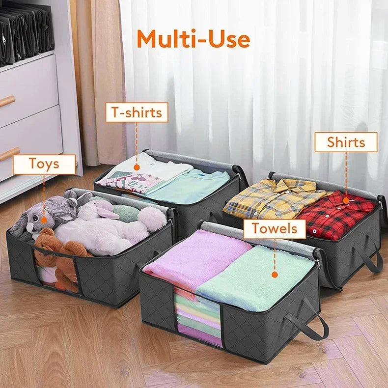 1/3 Pcs Large Capacity Foldable Clothes Storage Bags