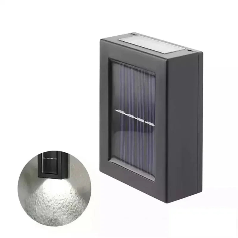 Solar Up & Down Wall Spot Lights – Outdoor Waterproof Decorative Garden Lamp