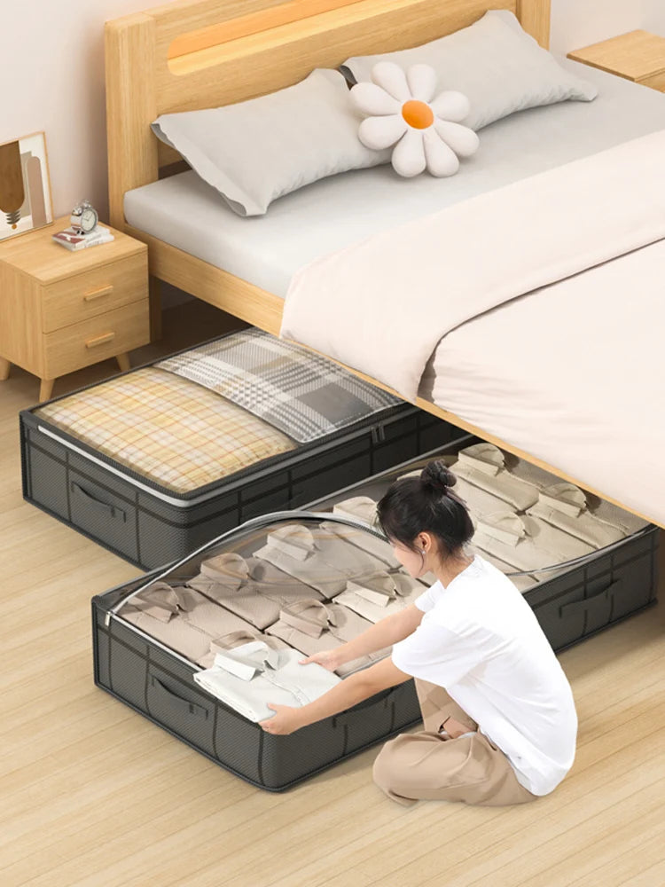 Large Foldable Under-Bed Clothes Storage Bag