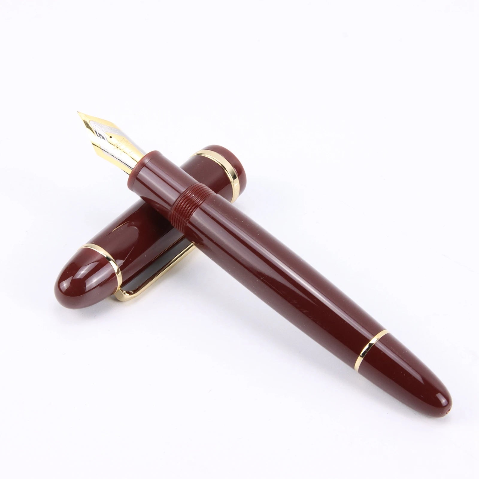 JinHao X159 Black Acrylic Fountain Pen – Fine Nib 0.5mm with Metal Clip