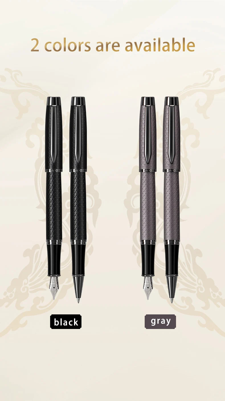 BAOKE T18/T19/T20 Fountain Pen Gift Set – Smooth Writing with Ink & Cartridges