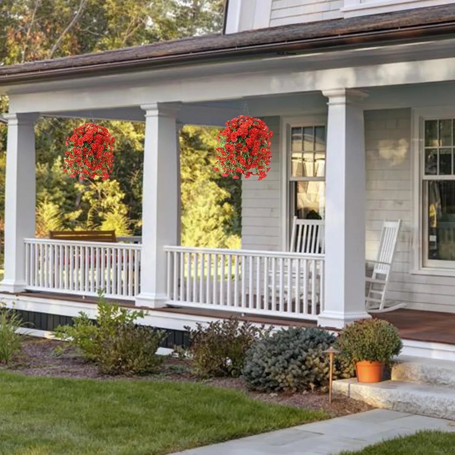 Artificial Hanging Flowers – UV-Resistant Realistic Floral Decor for Home & Wedding (2025)