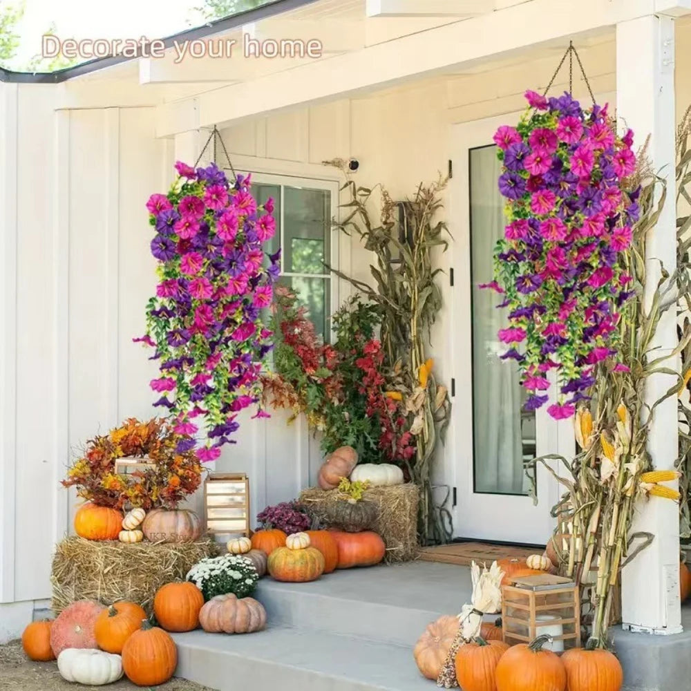 Artificial Hanging Flowers – UV-Resistant Realistic Floral Decor for Home & Wedding (2025)