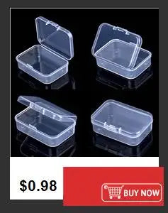 Large Capacity Transparent Plastic Document Storage Box