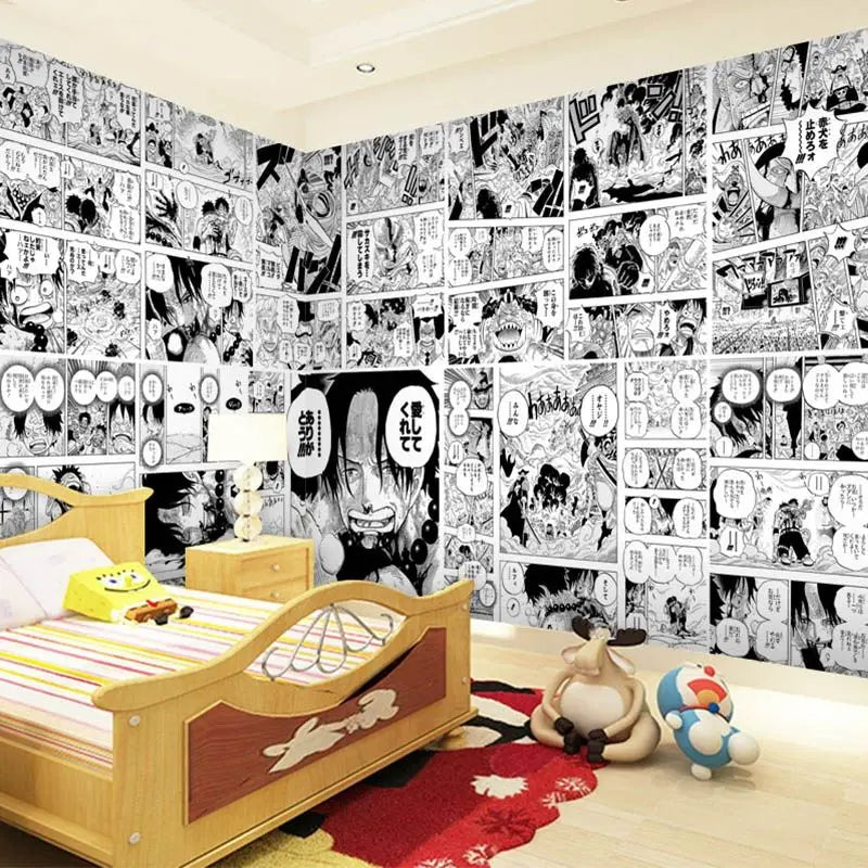 Anime Cartoon Wall Stickers – Self-Adhesive Room Décor (20/30/40pcs, 21x30cm)