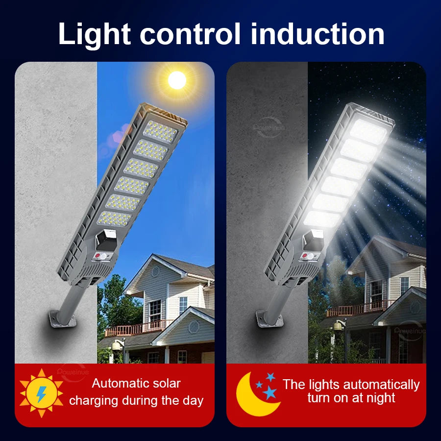 2024 600W LED Solar Motion Sensor Outdoor Light