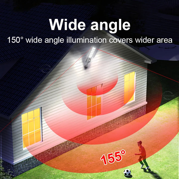 2024 600W LED Solar Motion Sensor Outdoor Light