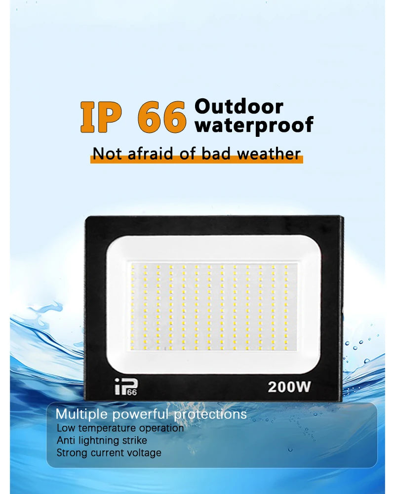 Floodlight Outdoor LED – IP66 Waterproof Path & Spotlight