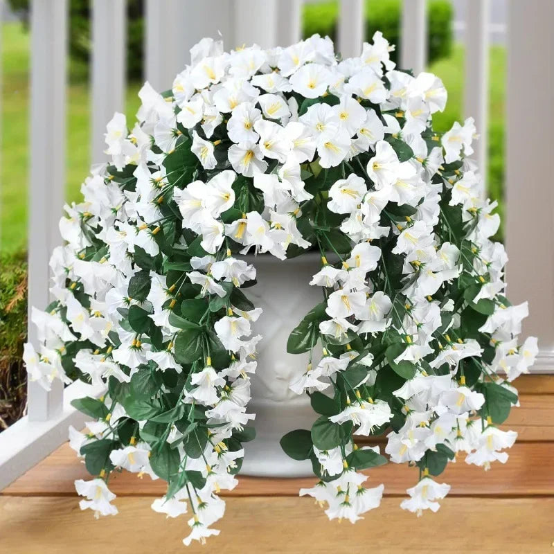 Artificial Hanging Flowers – UV-Resistant Realistic Floral Decor for Home & Wedding (2025)