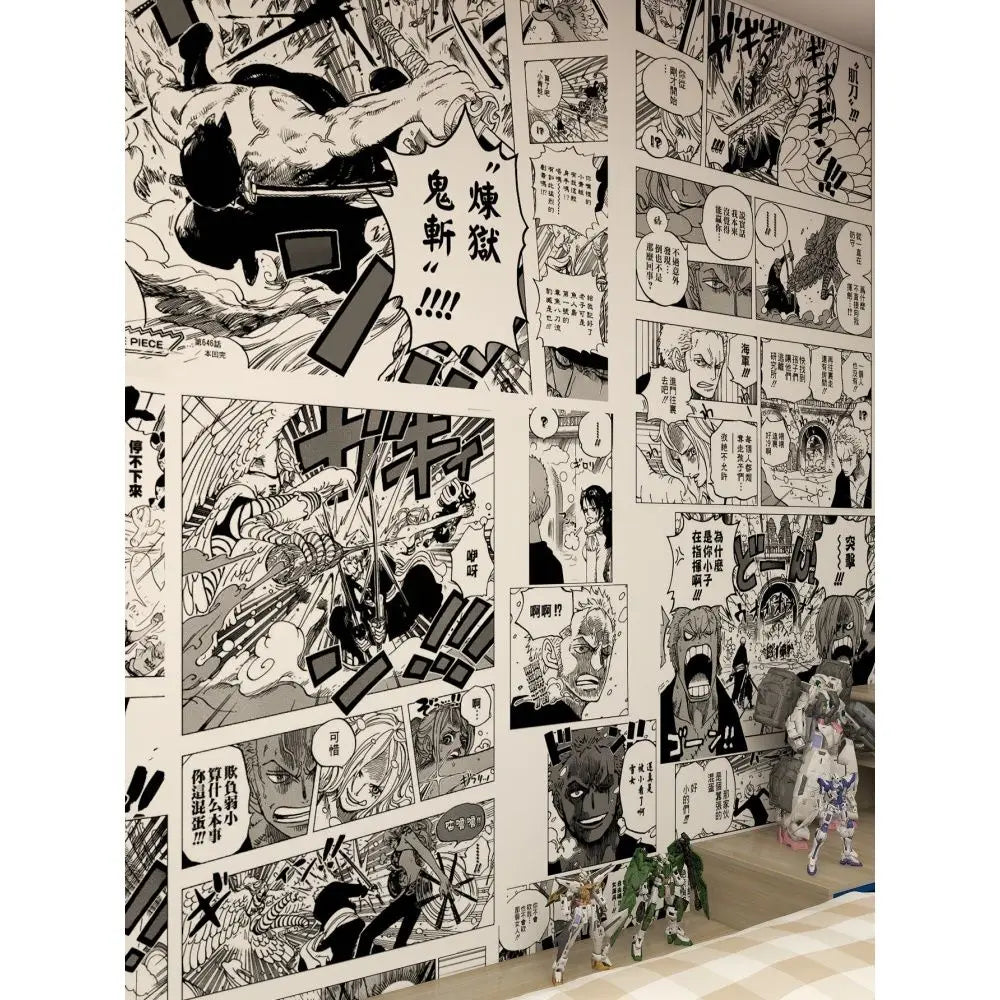 Anime Cartoon Wall Stickers – Self-Adhesive Room Décor (20/30/40pcs, 21x30cm)