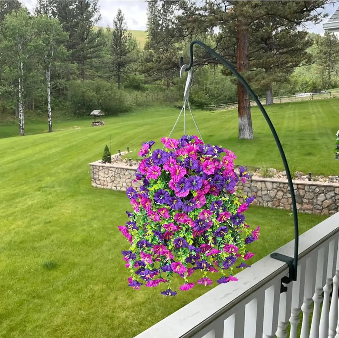 Artificial Hanging Flowers – UV-Resistant Realistic Floral Decor for Home & Wedding (2025)