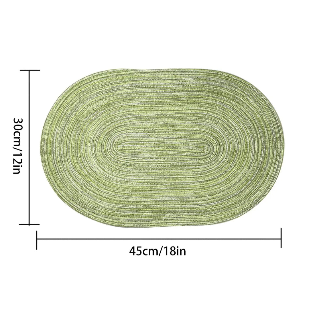 Set of 4 Washable Heat-Resistant Placemats – Non-Slip Dining Table Mats