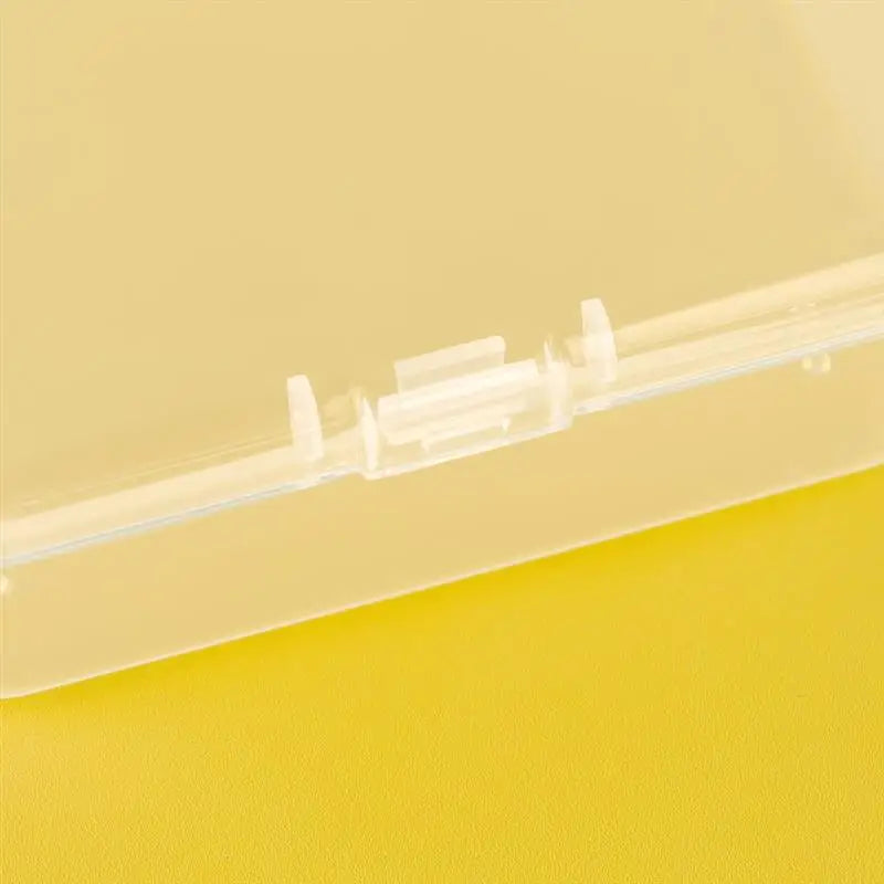 10 Pcs Rectangular Translucent Plastic Storage Boxes