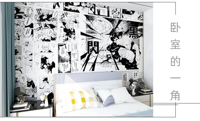 Anime Cartoon Wall Stickers – Self-Adhesive Room Décor (20/30/40pcs, 21x30cm)