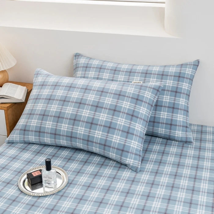 2025 Pure Cotton Yarn-Dyed Pillowcase – Solid Color Washed Cotton 48x74cm
