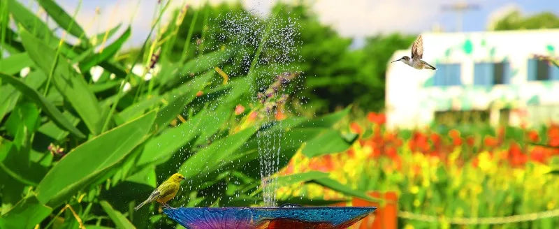 2.5W Solar Fountain Pump with 6 Nozzles & 4ft Pipe