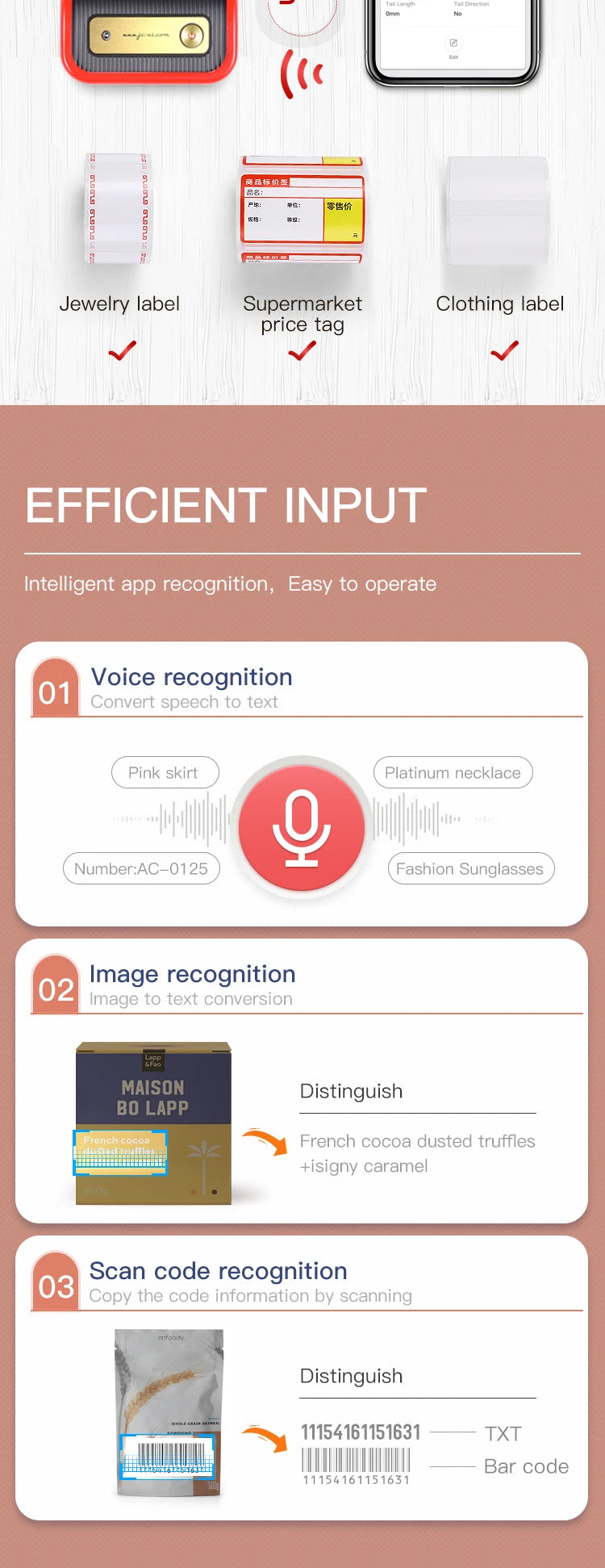 Niimbot B21 Mini Portable Thermal Label Printer – Wireless Sticker Maker