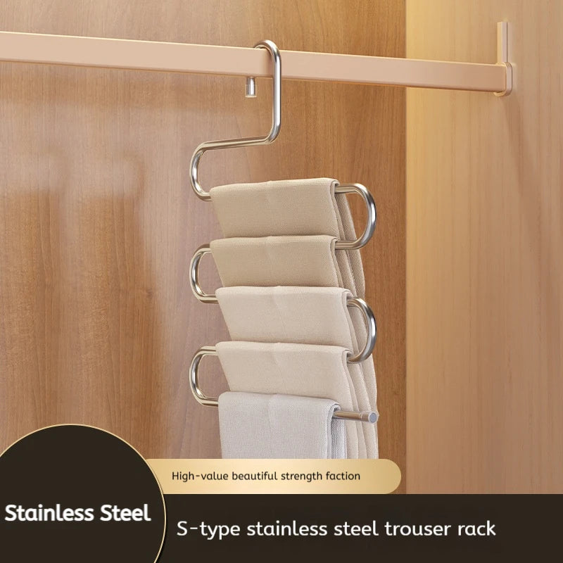 5-Layer Multi-Functional Clothes & Pants Hanger
