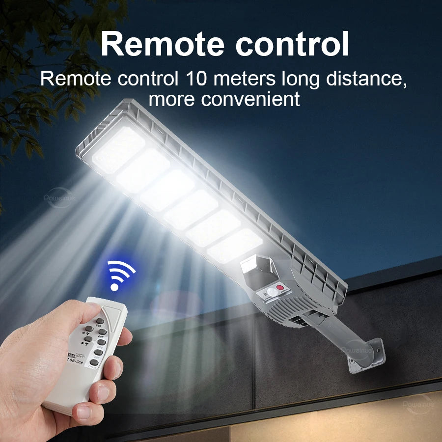 2024 600W LED Solar Motion Sensor Outdoor Light