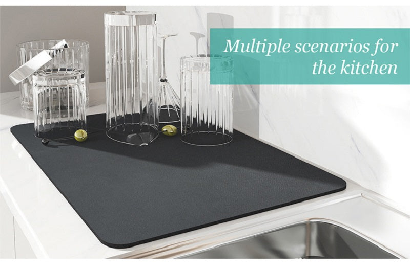 Large Super Absorbent Kitchen Drying Mat