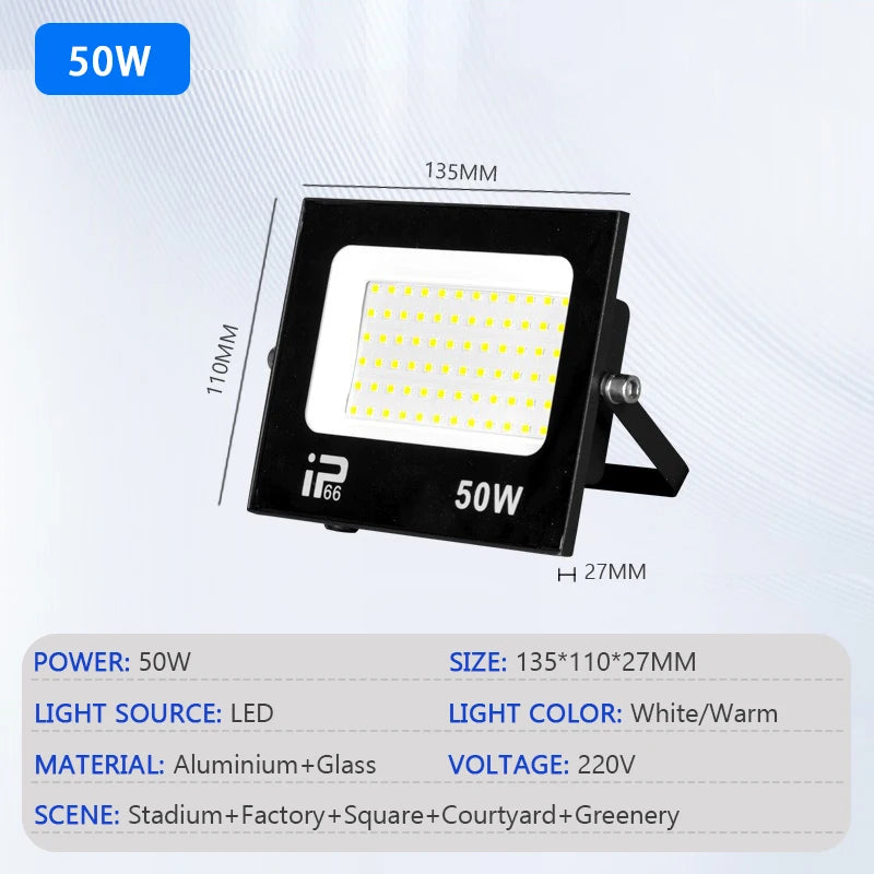 Floodlight Outdoor LED – IP66 Waterproof Path & Spotlight