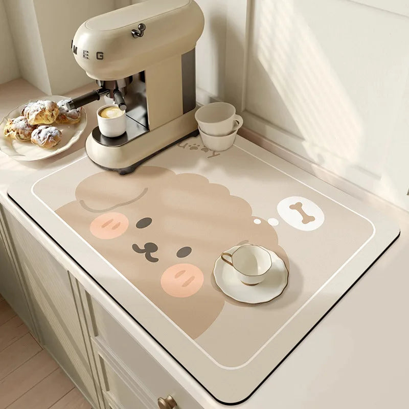 Large Super Absorbent Kitchen Drying Mat