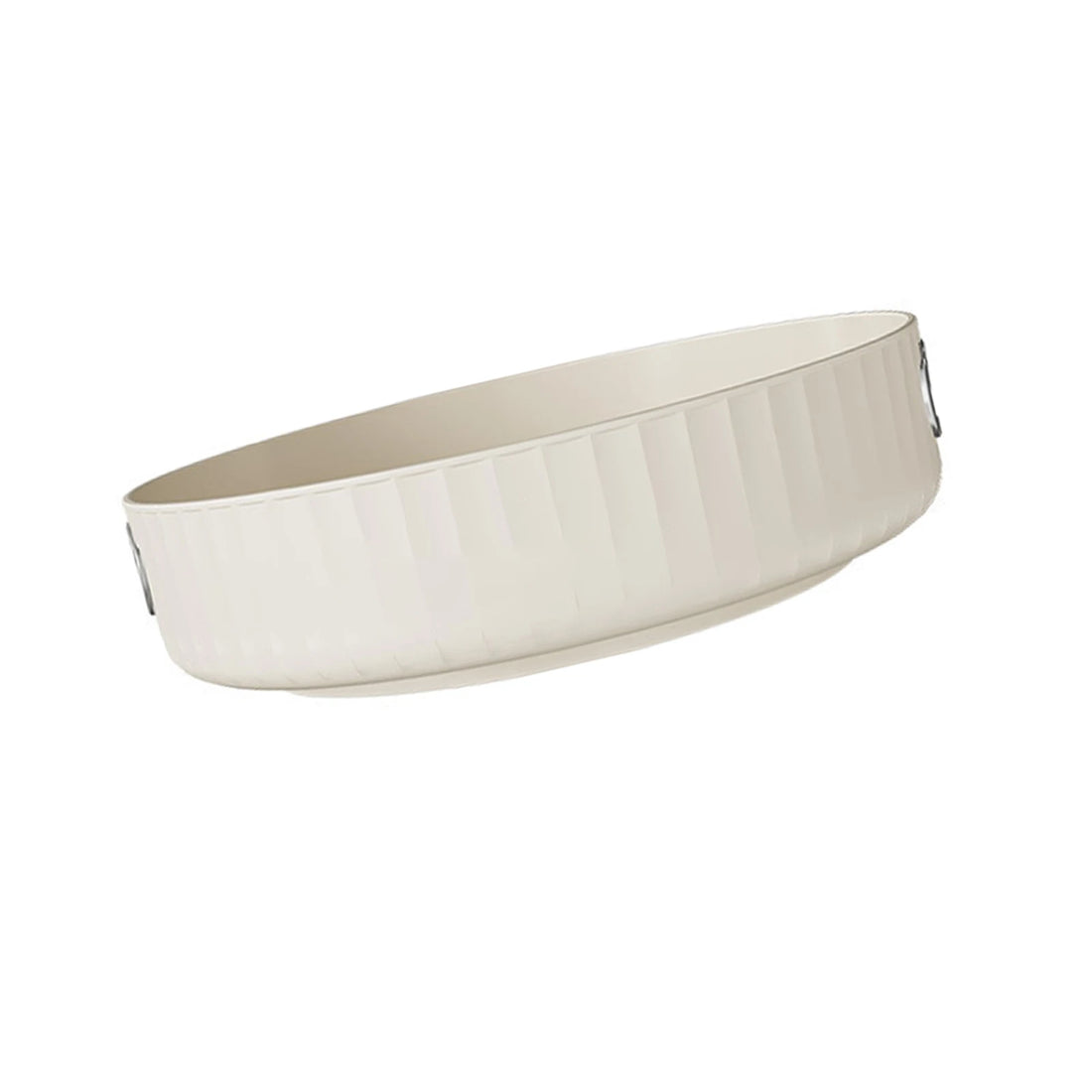 Creamy White Rotating Countertop Organizer