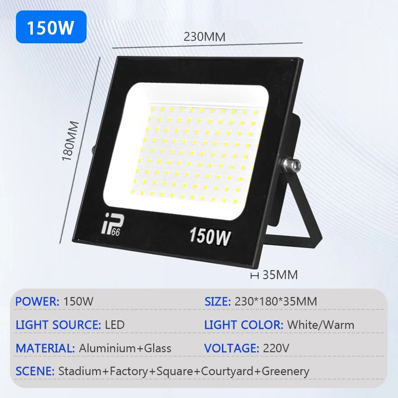 Floodlight Outdoor LED – IP66 Waterproof Path & Spotlight