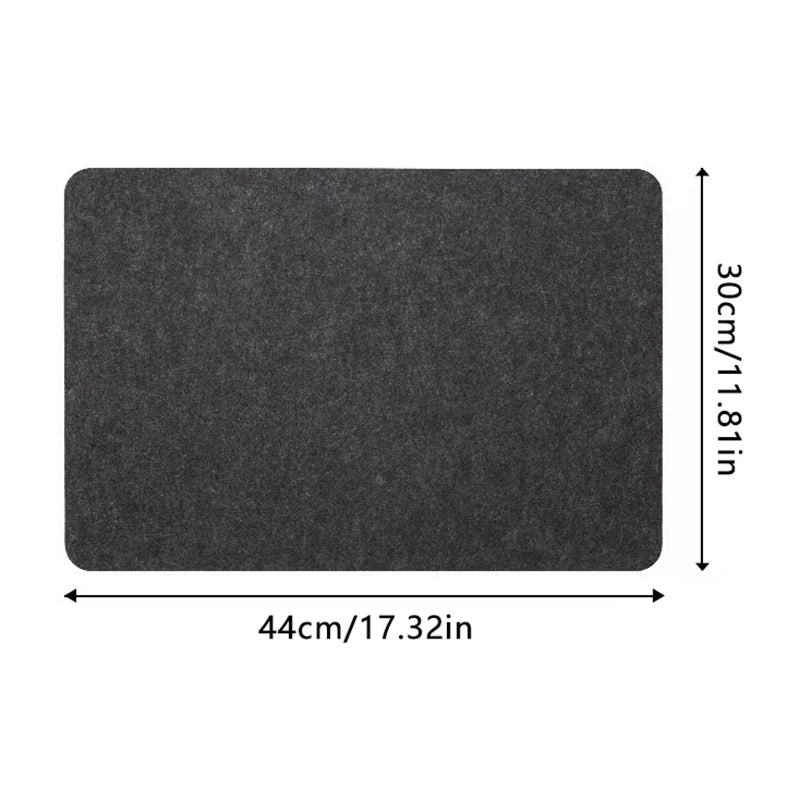 Super Absorbent Kitchen Drying Mat – Large Quick-Dry Sink Draining Pad, Dish Drying Mat, Coffee Bar & Faucet Mat
