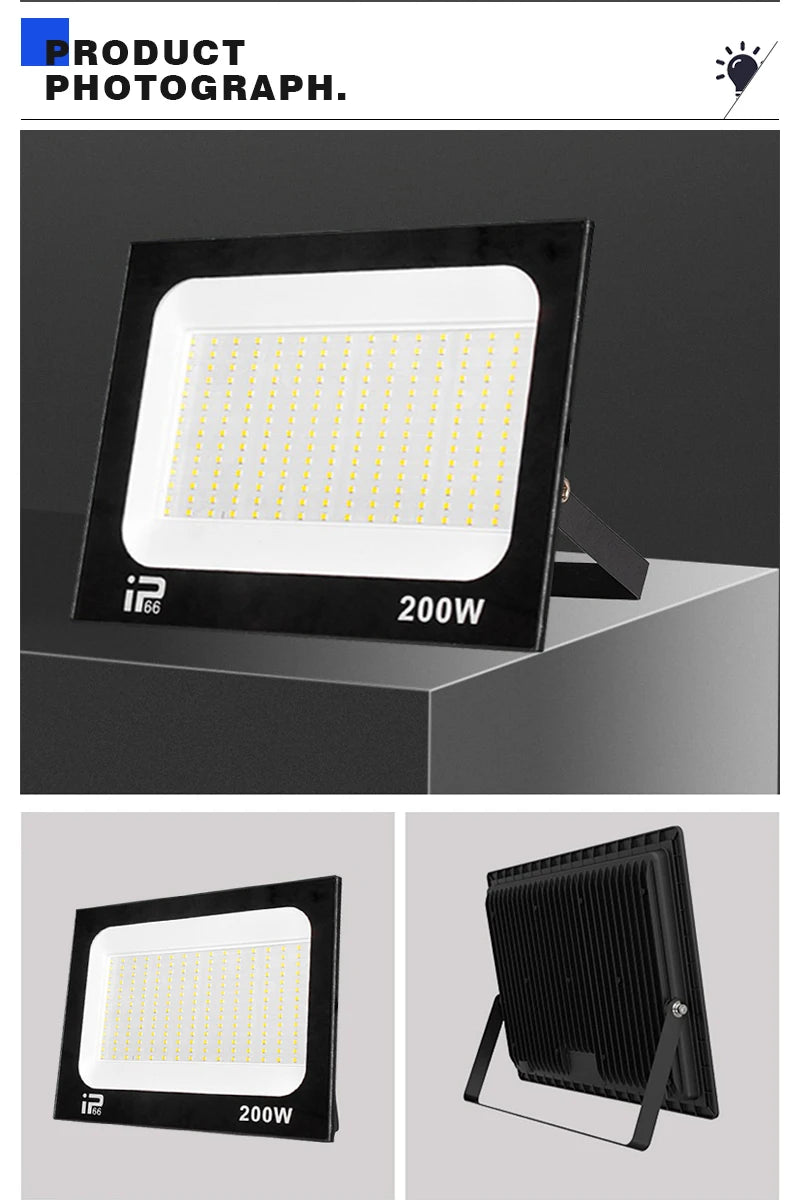 Floodlight Outdoor LED – IP66 Waterproof Path & Spotlight