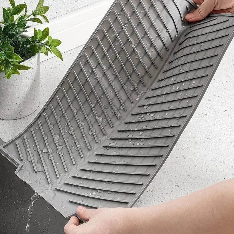 Silicone Bar & Sink Drain Mat – Heat-Resistant, Multi-Purpose Kitchen Accessory
