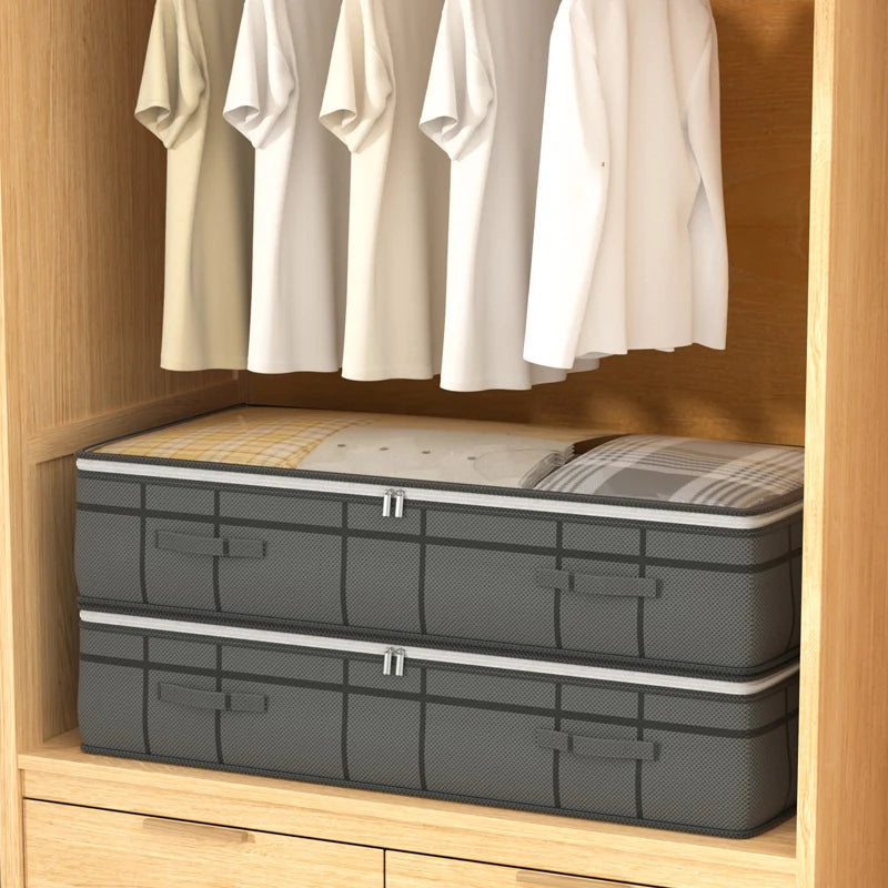 Large Foldable Under-Bed Clothes Storage Bag