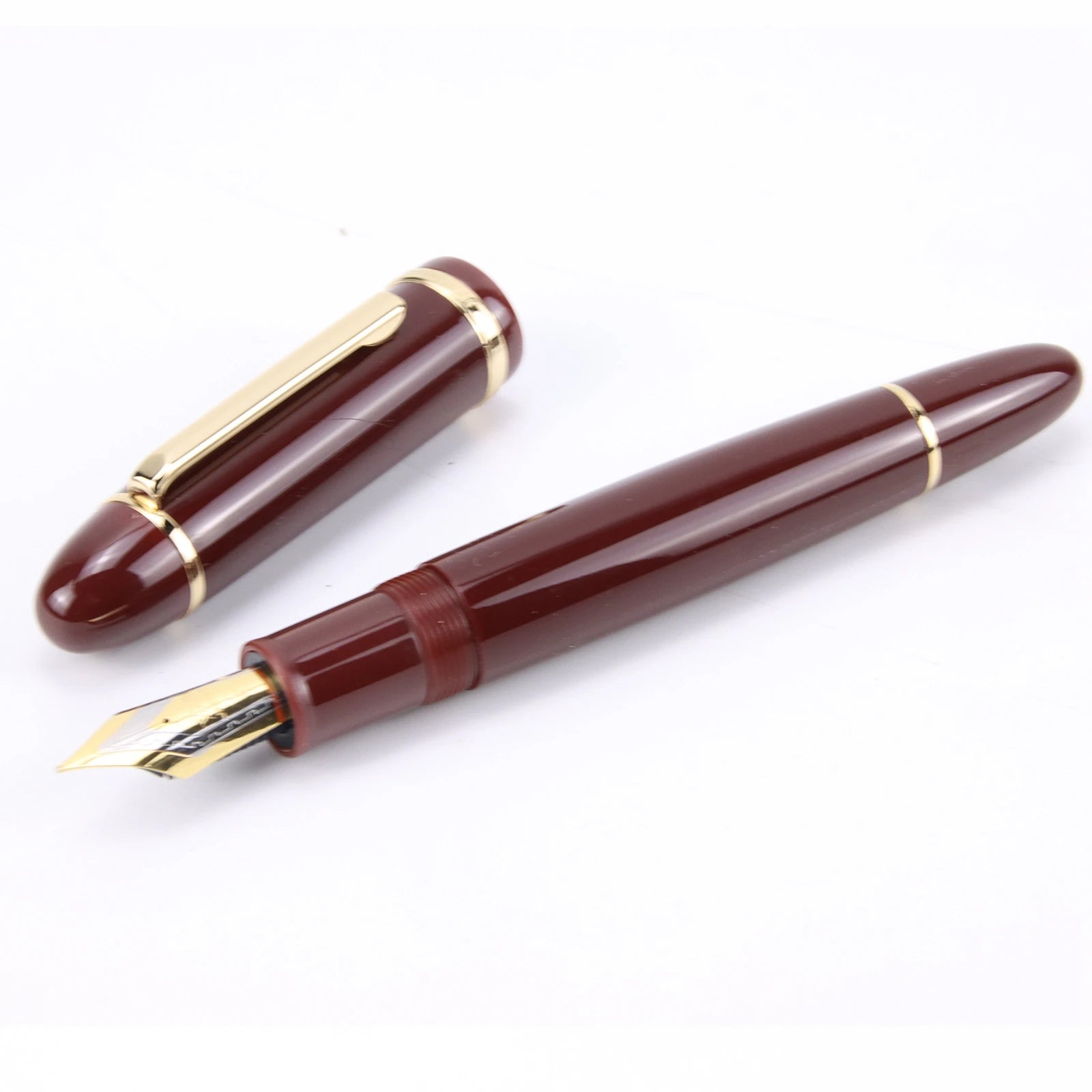 JinHao X159 Black Acrylic Fountain Pen – Fine Nib 0.5mm with Metal Clip