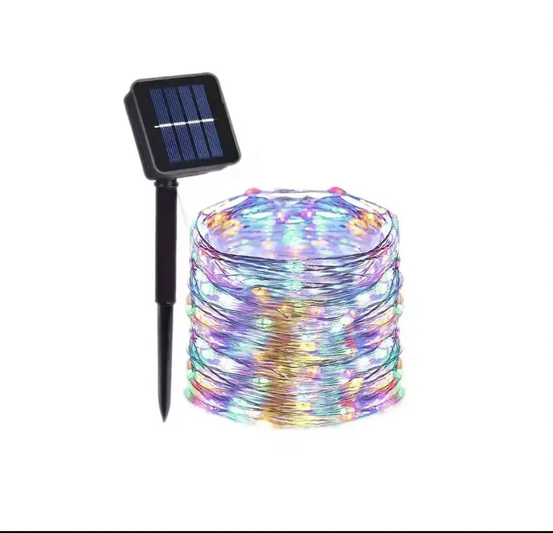 Solar Fairy Lights – 8 Modes LED Copper Wire Outdoor String Lights
