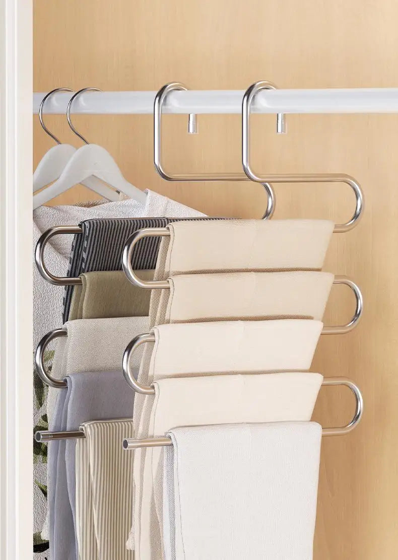5-Layer Multi-Functional Clothes & Pants Hanger
