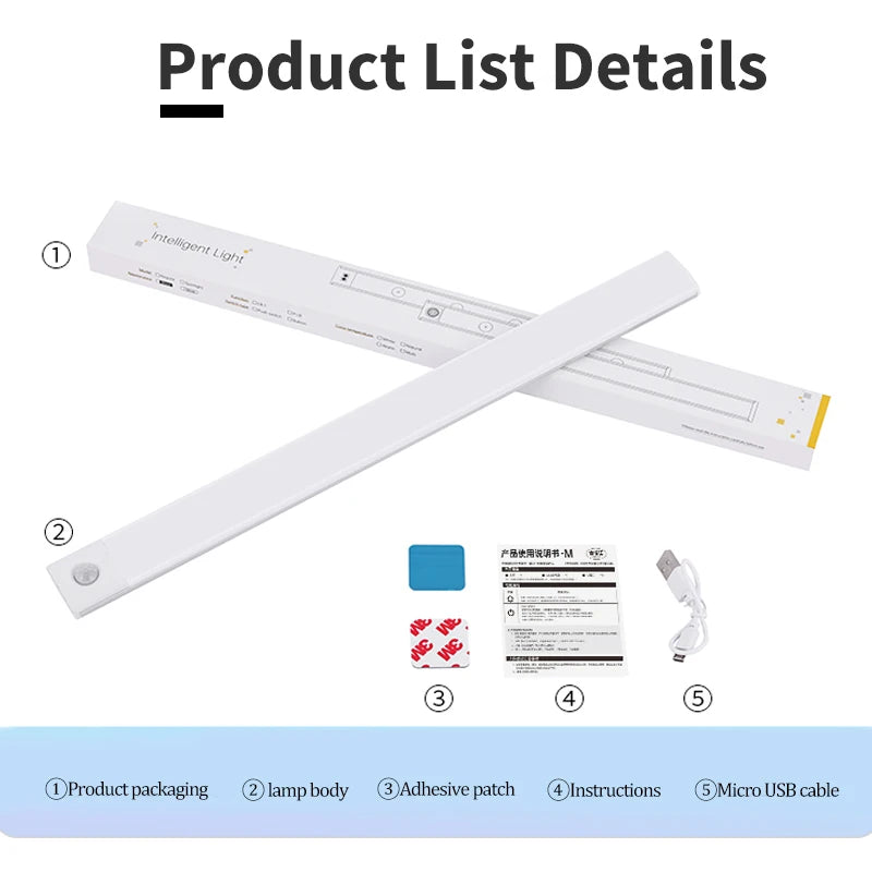 Rechargeable Motion Sensor LED Night Light