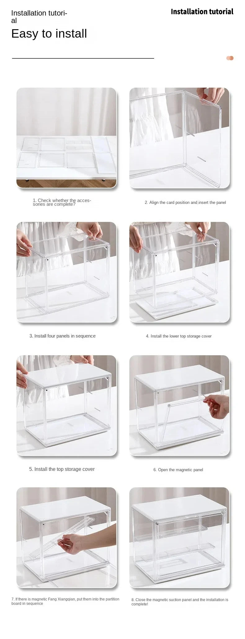 3-Layer Transparent Acrylic Display Rack – Ladder Organizer for Figures, Models, Jewelry & Collectibles