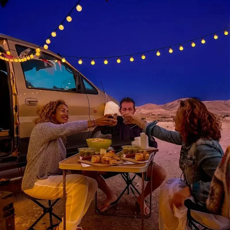 100 LED Solar Crystal Globe String Lights – Outdoor Waterproof Fairy Lights with 8 Modes