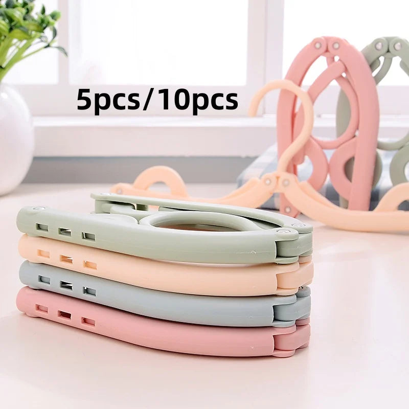 Foldable Travel Clothes Hanger – Portable Multi-Functional Rack (5/10pcs)
