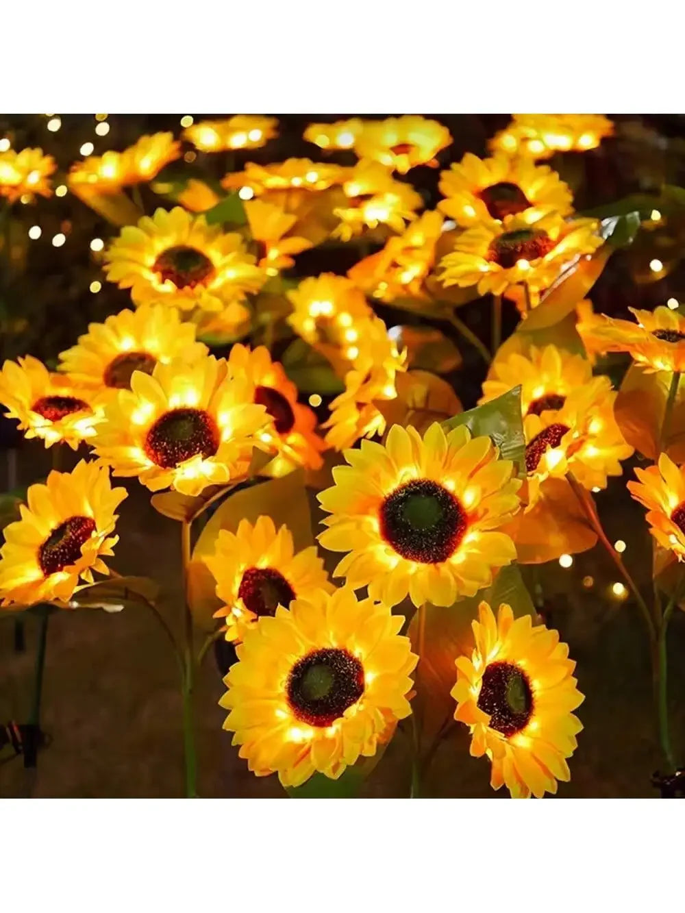 Solar Sunflower LED Garden Light – Waterproof Outdoor Lawn Lamp