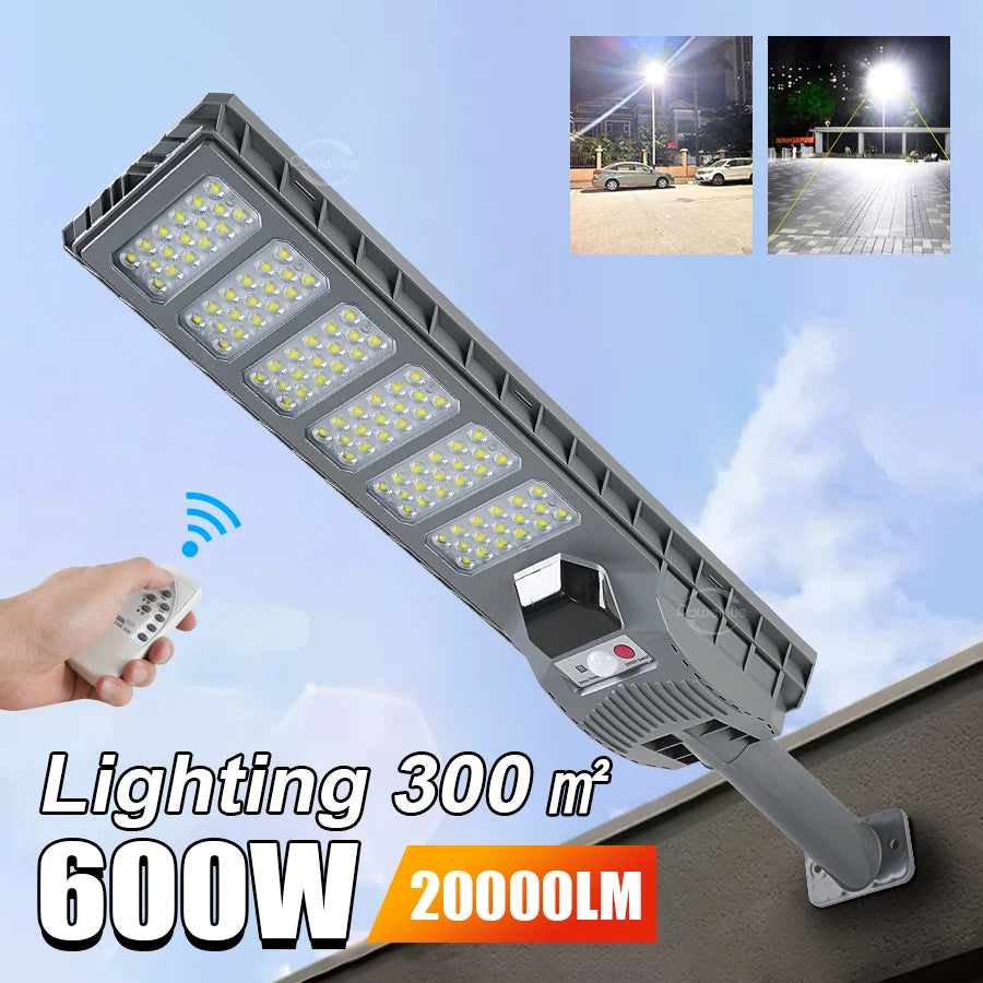 2024 600W LED Solar Motion Sensor Outdoor Light