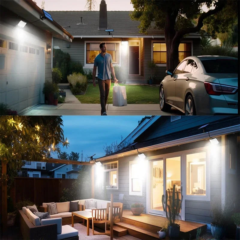 Solar Motion Sensor Wall Light – Super Bright LED, IP65 Waterproof