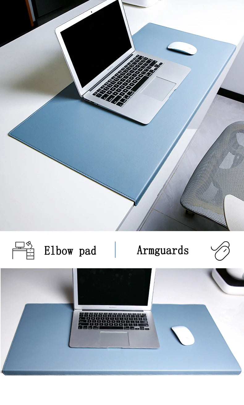PU Folding Desk Mat with Elbow & Wrist Support – Large Mouse Pad for Office & Gaming