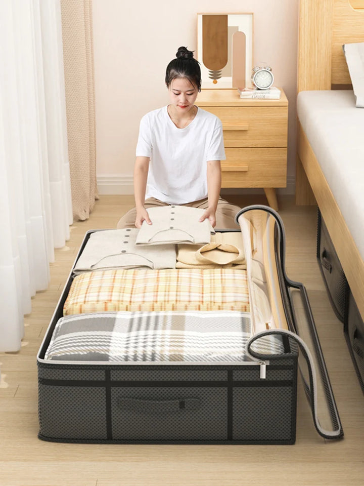 Large Foldable Under-Bed Clothes Storage Bag
