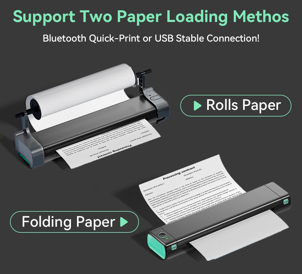Phomemo M08F Wireless A4 Bluetooth Thermal Printer
